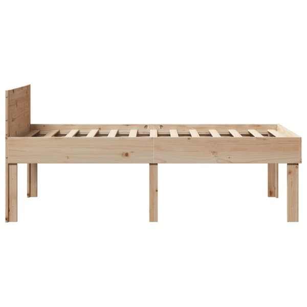 vidaXL sengeramme uden madras 90x190 cm massivt fyrretræ