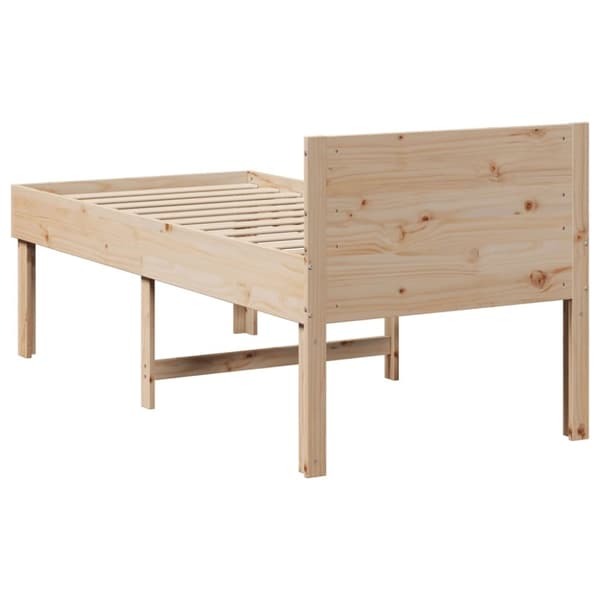 vidaXL sengeramme uden madras 90x190 cm massivt fyrretræ