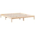 Miniatyrbilde 4 av 10: vidaXL Ekstra lang sengeramme uten madrass 180x210 cm heltre furu