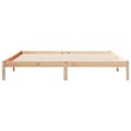 Miniatyrbilde 5 av 10: vidaXL Ekstra lang sengeramme uten madrass 180x210 cm heltre furu