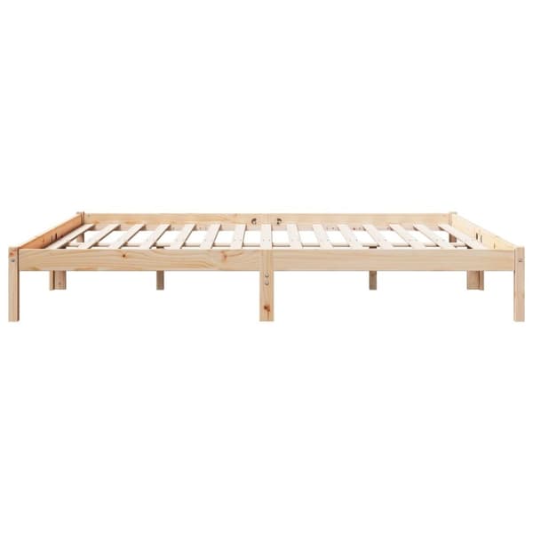 vidaXL Ekstra lang sengeramme uten madrass 180x210 cm heltre furu