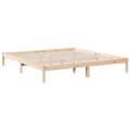 Miniatyrbilde 7 av 10: vidaXL Ekstra lang sengeramme uten madrass 180x210 cm heltre furu