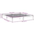 Miniatyrbilde 10 av 10: vidaXL Ekstra lang sengeramme uten madrass 180x210 cm heltre furu