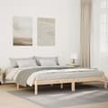 Miniatyrbilde 2 av 10: vidaXL Ekstra lang sengeramme uten madrass 180x210 cm heltre furu