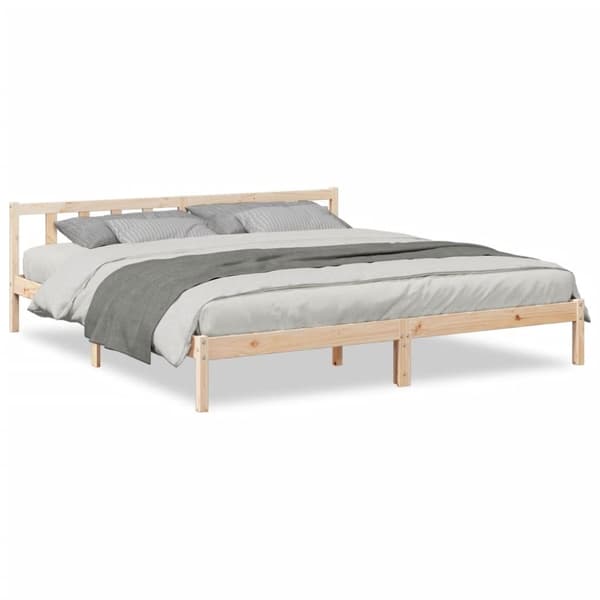 vidaXL Ekstra lang sengeramme uten madrass 180x210 cm heltre furu