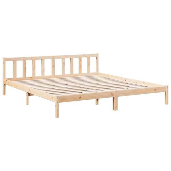 vidaXL Ekstra lang sengeramme uten madrass 180x210 cm heltre furu