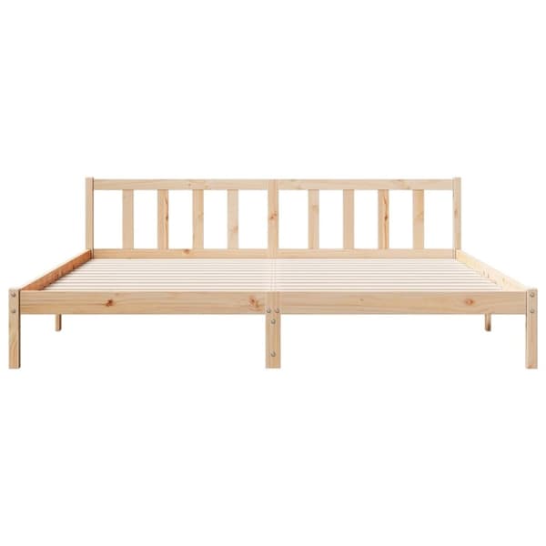 vidaXL Ekstra lang sengeramme uten madrass 180x210 cm heltre furu