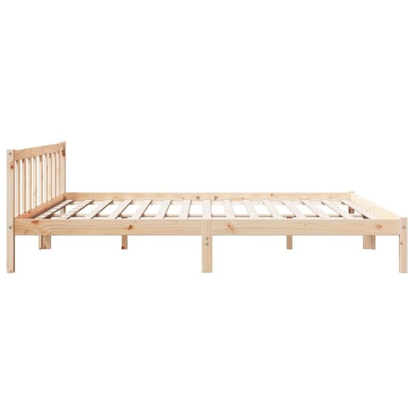 vidaXL Ekstra lang sengeramme uten madrass 180x210 cm heltre furu