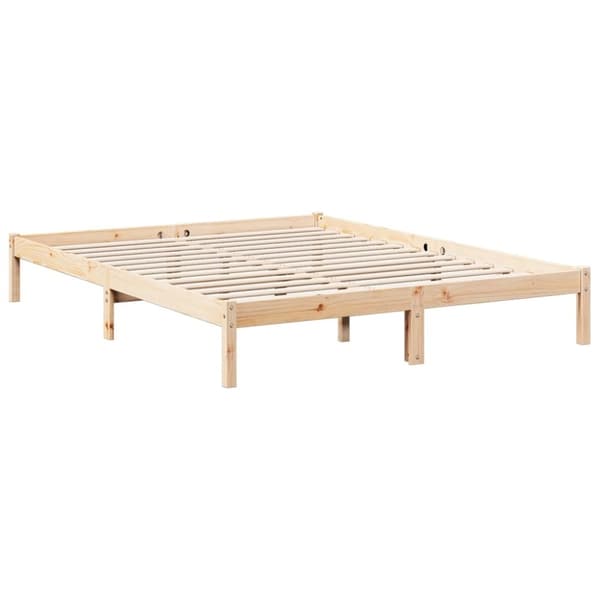 vidaXL Ekstra lang sengeramme uten madrass 140x220 cm heltre furu