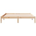 Miniatyrbilde 5 av 10: vidaXL Ekstra lang sengeramme uten madrass 140x220 cm heltre furu