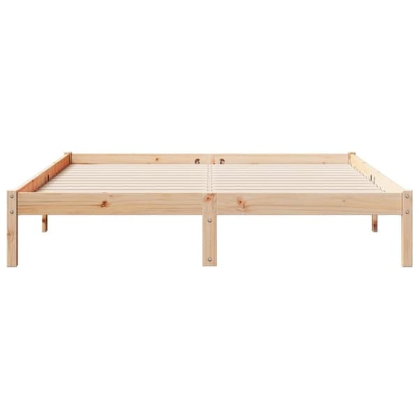 vidaXL Ekstra lang sengeramme uten madrass 140x220 cm heltre furu