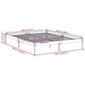 Miniatyrbilde 10 av 10: vidaXL Ekstra lang sengeramme uten madrass 140x220 cm heltre furu