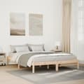 Miniatyrbilde 2 av 10: vidaXL Ekstra lang sengeramme uten madrass 140x220 cm heltre furu