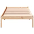 Miniatyrbilde 5 av 10: vidaXL Ekstra lang sengeramme uten madrass 100x210 cm heltre furu
