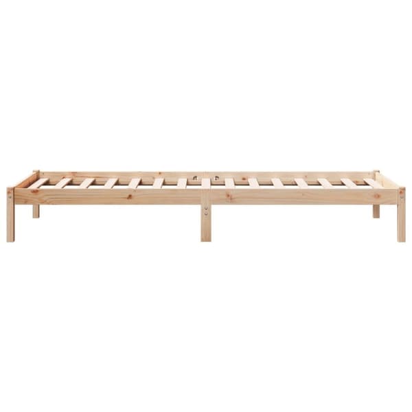 vidaXL Ekstra lang sengeramme uten madrass 100x210 cm heltre furu