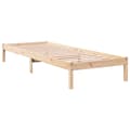 Miniatyrbilde 7 av 10: vidaXL Ekstra lang sengeramme uten madrass 100x210 cm heltre furu