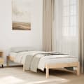 Miniatyrbilde 2 av 10: vidaXL Ekstra lang sengeramme uten madrass 100x210 cm heltre furu