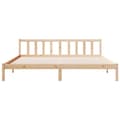 Miniatyrbilde 5 av 10: vidaXL Ekstra lang sengeramme uten madrass 180x220 cm heltre furu
