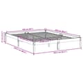 Miniatyrbillede 10 af 10: vidaXL ekstra lang sengeramme uden madras 160x220 cm massivt fyrretræ