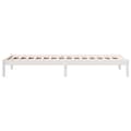 Miniatyrbilde 6 av 10: vidaXL Ekstra lang sengeramme uten madrass hvit 100x220 cm heltre furu
