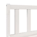 Miniatyrbilde 8 av 10: vidaXL Ekstra lang sengeramme uten madrass hvit 100x210 cm heltre furu