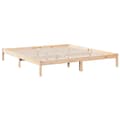 Miniatyrbilde 7 av 10: vidaXL Ekstra lang sengeramme uten madrass 180x220 cm heltre furu