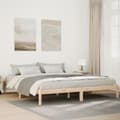 Miniatyrbilde 2 av 10: vidaXL Ekstra lang sengeramme uten madrass 180x220 cm heltre furu