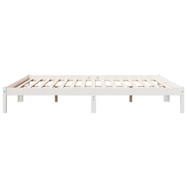 vidaXL ekstra lang sengeramme uden madras 180x220 cm massivt fyrretræ