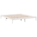Miniatyrbillede 7 af 10: vidaXL ekstra lang sengeramme uden madras 180x220 cm massivt fyrretræ