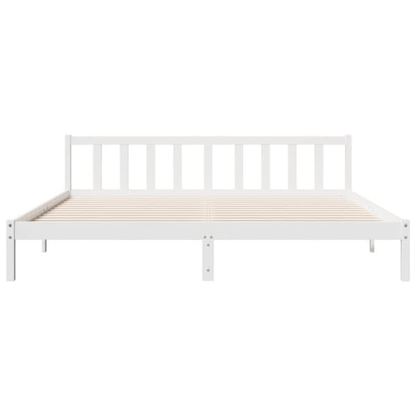 vidaXL ekstra lang sengeramme uden madras 200x220 cm massivt fyrretræ
