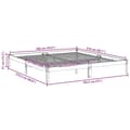 Pikkukuva 10 / 10: vidaXL Sängynrunko erikoispitkä ei patjaa valk. 180x210 cm täysi mänty
