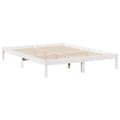 Miniatyrbilde 7 av 10: vidaXL Ekstra lang sengeramme uten madrass hvit 160x210 cm heltre furu