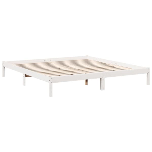 vidaXL ekstra lang sengeramme uden madras 200x210 cm massivt fyrretræ