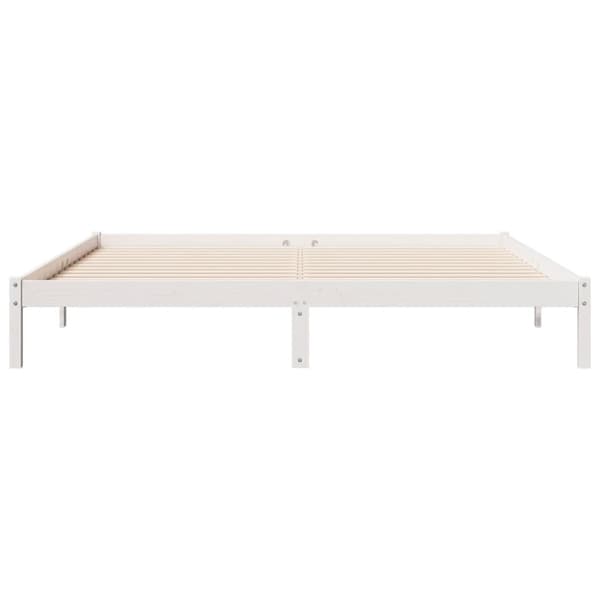 vidaXL ekstra lang sengeramme uden madras 200x210 cm massivt fyrretræ