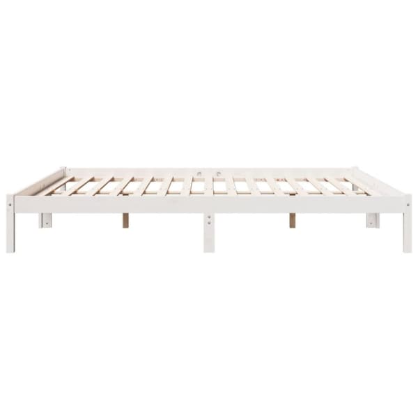vidaXL ekstra lang sengeramme uden madras 200x210 cm massivt fyrretræ