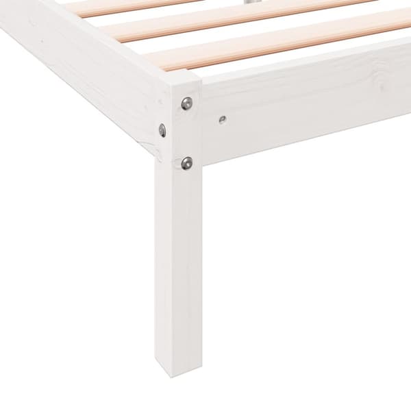 vidaXL ekstra lang sengeramme uden madras 200x210 cm massivt fyrretræ