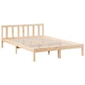 Miniatyrbilde 4 av 10: vidaXL Ekstra lang sengeramme uten madrass 160x210 cm heltre furu
