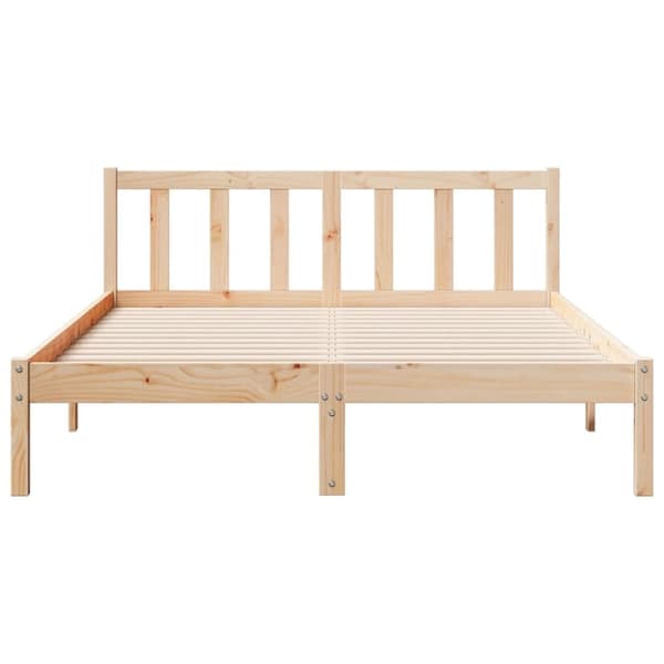 vidaXL Ekstra lang sengeramme uten madrass 160x210 cm heltre furu