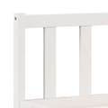 Miniatyrbilde 8 av 10: vidaXL Ekstra lang sengeramme uten madrass hvit 140x210 cm heltre furu