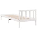 Miniatyrbilde 7 av 10: vidaXL Ekstra lang sengeramme uten madrass hvit 80x210 cm heltre furu