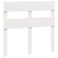 Miniatyrbilde 7 av 11: vidaXL Sengeramme uten madrass hvit 90x200 cm heltre furu