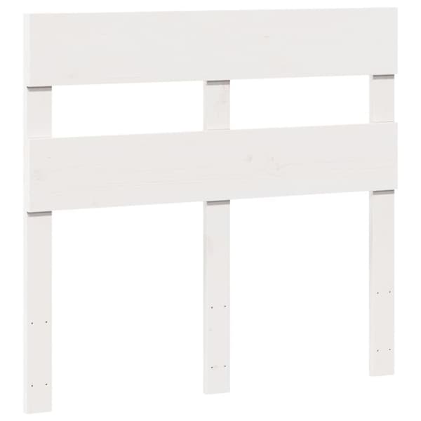 vidaXL Sengeramme uten madrass hvit 90x200 cm heltre furu