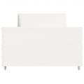 Miniatyrbilde 5 av 10: vidaXL Sengeramme uten madrass hvit 75x190 cm heltre furu