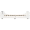 Miniatyrbilde 6 av 10: vidaXL Sengeramme uten madrass hvit 75x190 cm heltre furu