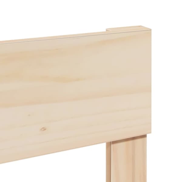 vidaXL Sengeramme uten madrass 75x190 cm heltre furu