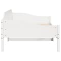 Miniatyrbilde 7 av 11: vidaXL Sengeramme uten madrass hvit 90x200 cm heltre furu