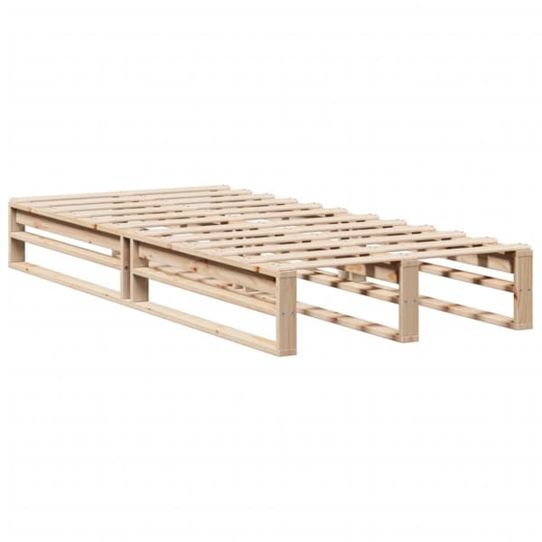 vidaXL Sengeramme uten madrass 90x190 cm heltre furu
