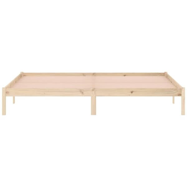 vidaXL Sengeramme uten madrass 193x203 cm heltre furu