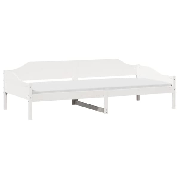 vidaXL Sengeramme uten madrass hvit 90x190 cm heltre furu