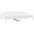 Miniatyrbilde 4 av 11: vidaXL Sengeramme uten madrass hvit 90x190 cm heltre furu